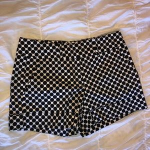 polka dot pattern shorts
